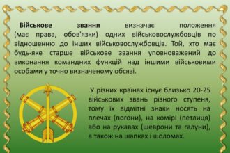 військові звання